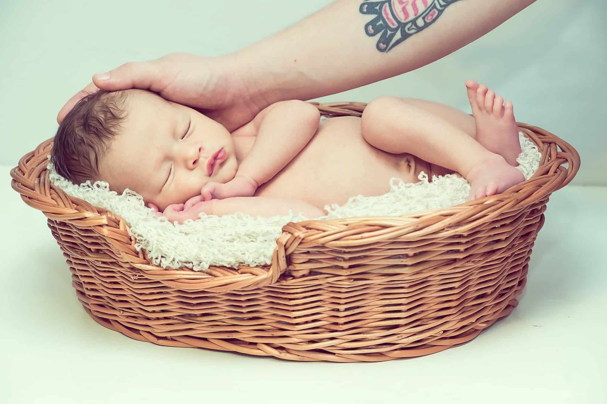 Canastilla para el baño y mucho más para bebés recién nacidos