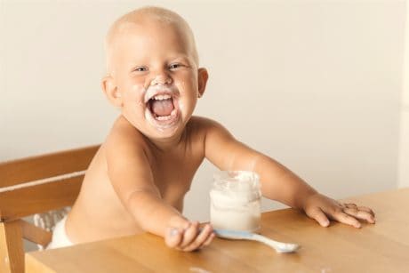 Los lácteos en la alimentación infantil