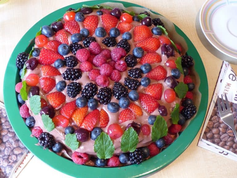 tarta frutas