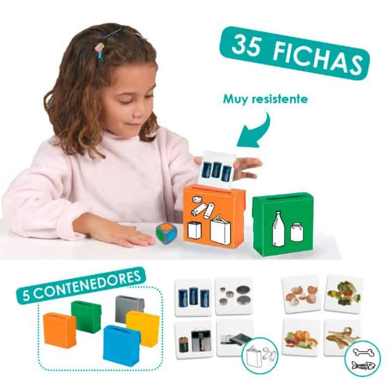 Juguetes para enseñar a los niños a reciclar