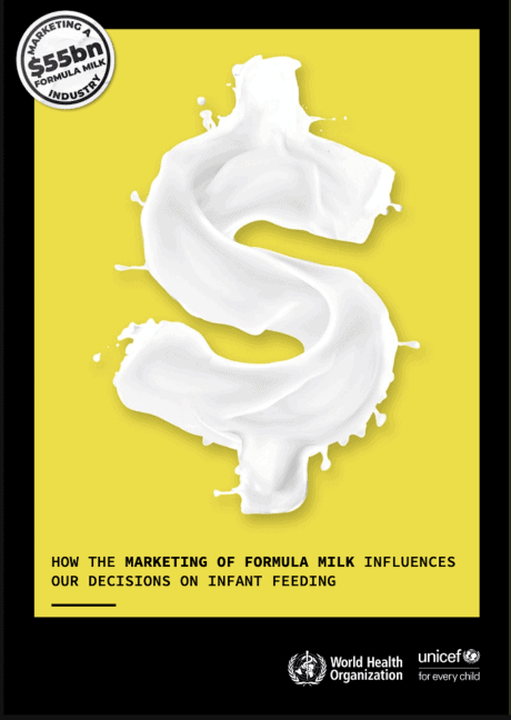 La OMS denuncia a la industria de leche artificial para lactantes