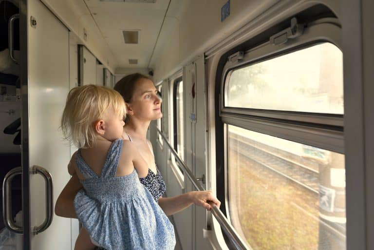 Viajar en tren con niños