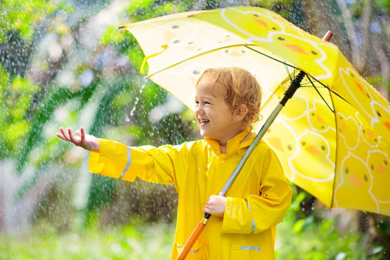 Qué hacer con lluvia y niños