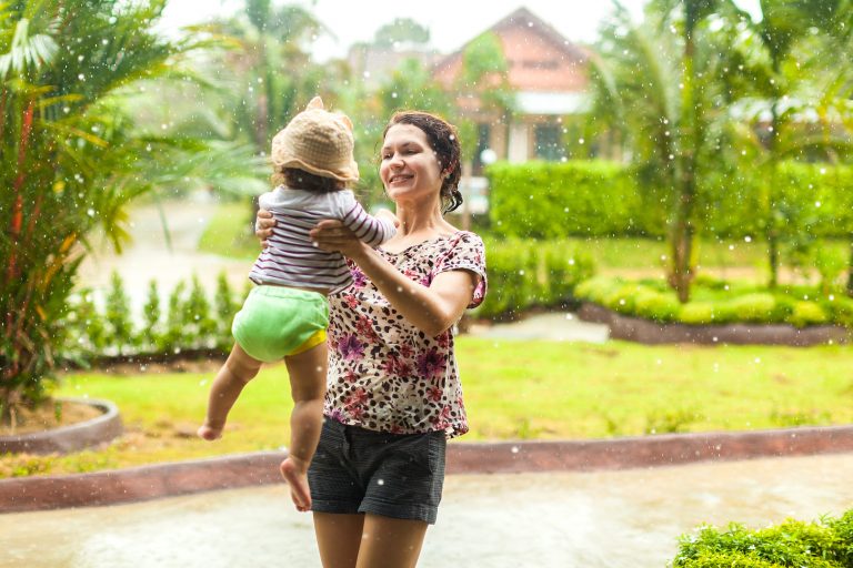 Qué hacer con lluvia y niños