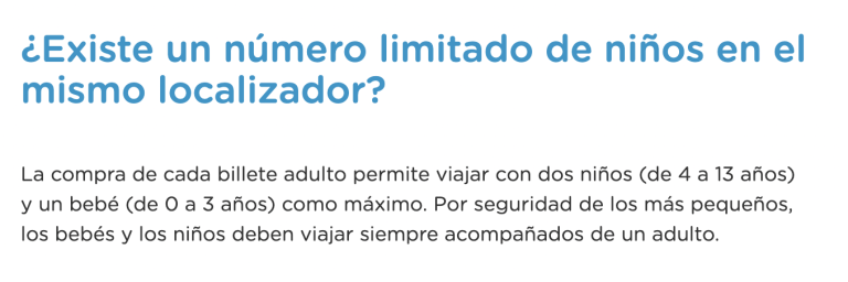 Ouigo prohíbe a una madre viajar en su tren con 4 hijos