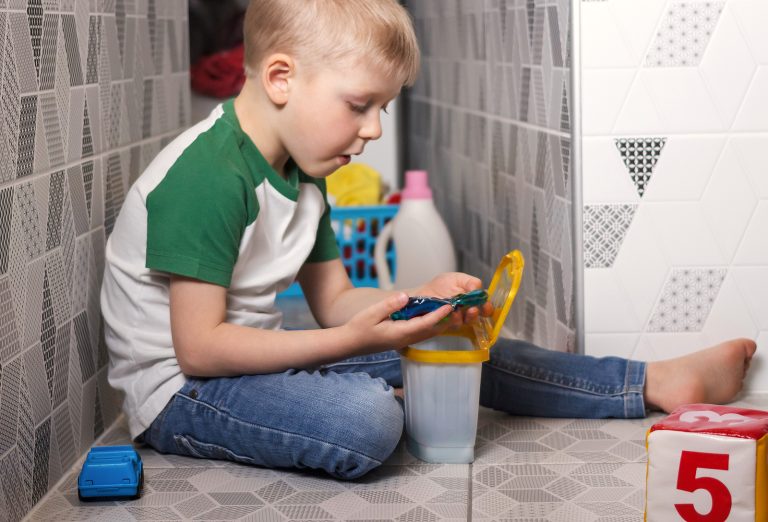 Intoxicaciones por cápsulas de detergente en niños