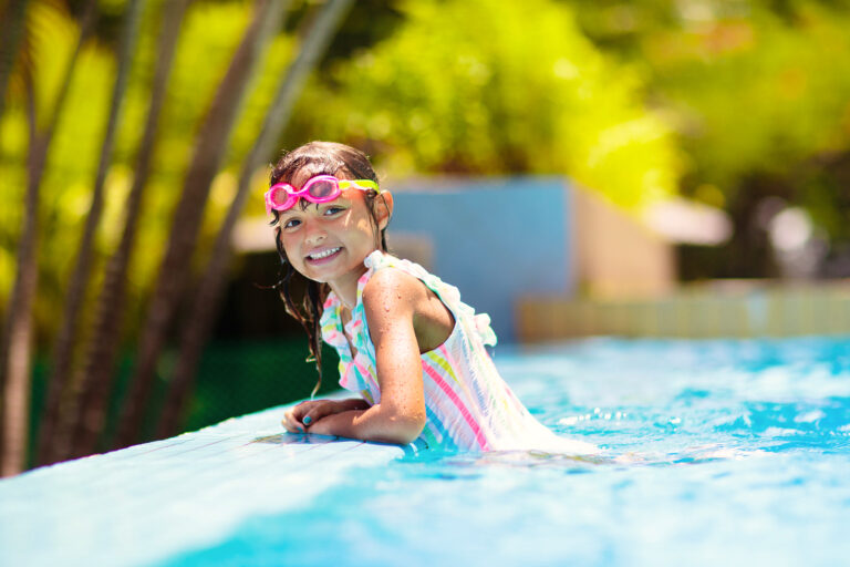 Piscina y conjuntivitis en niños