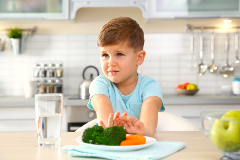 A mi hijo no le gustan las verduras