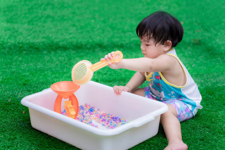 Riesgos de perlas de agua para niños